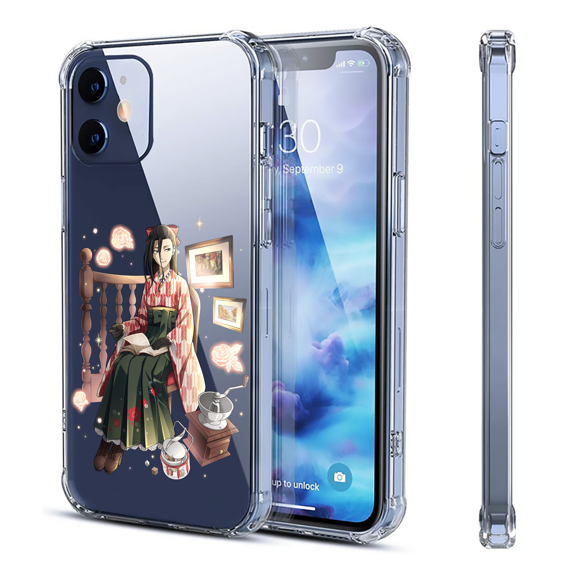 （画像用） 文豪ストレイドッグス Bungo Stray Dogs 【iPhone 12シリーズ対応】透明スマホケース（クリアソフトケース）